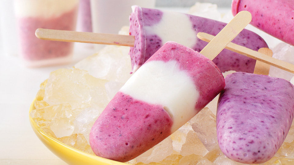 Greek Yogurt Berry Ice Pops