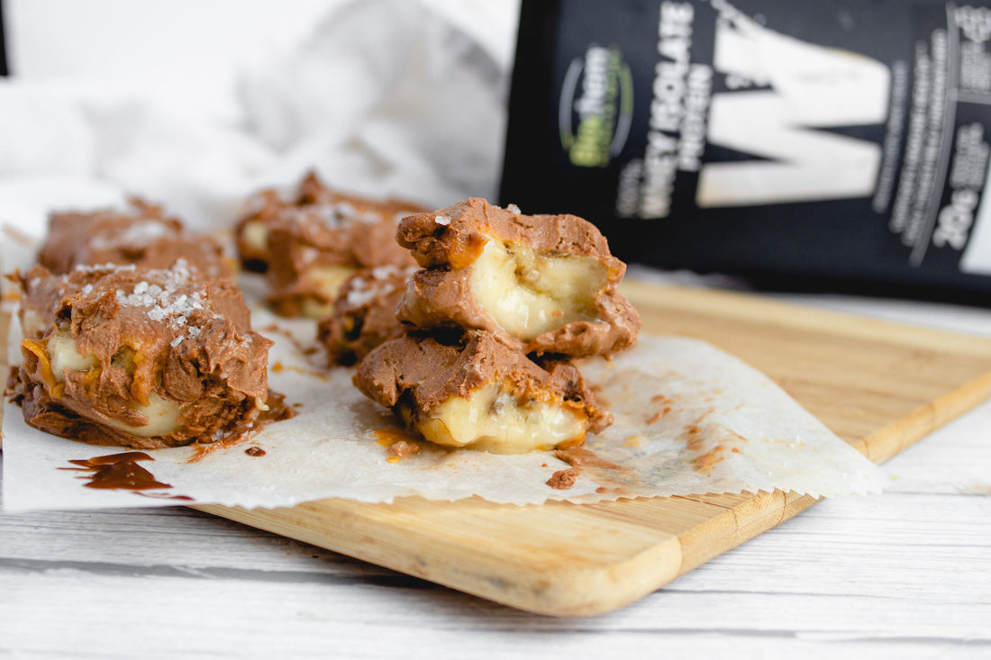 PB CUP FROZEN BANANA YOGURT BITES