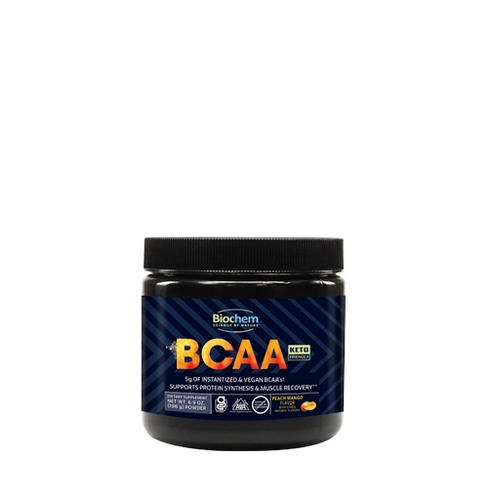 Vegan BCAA Powder, Peach Mango Flavor 30 Servings – Biochem Protein